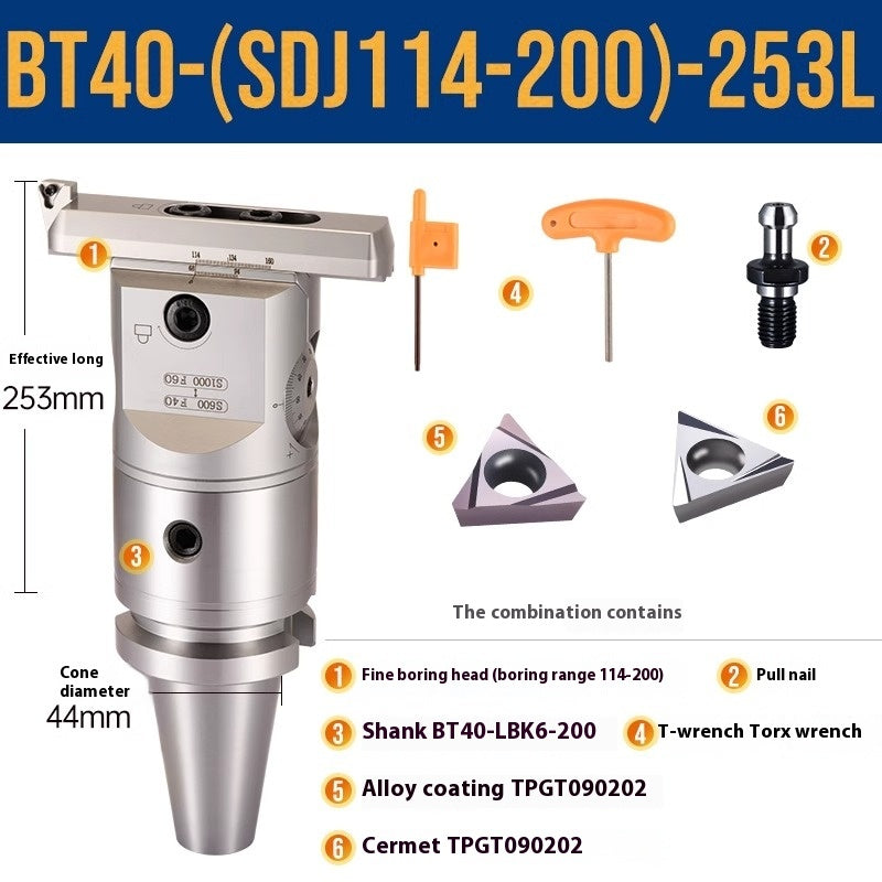 1071-SDJ Fine Boring Tools Fine Boring Heads Adjustable BT40 Fine Boring Tools Set Machining Center Small Bore Fine Boring Tools Shandong Denso Pricision Tools Co.,Ltd.